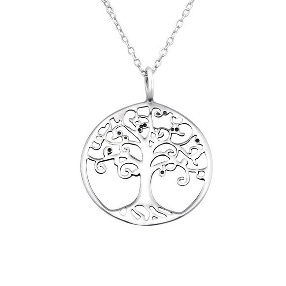 Sterling Silver Tree of Life Necklace - Picture 1 of 7